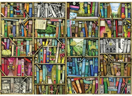 Bookshelf jigsaw